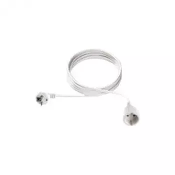 Cable de extensión Bachmann 341.202S 5 m 1 toma de corriente AC blanca