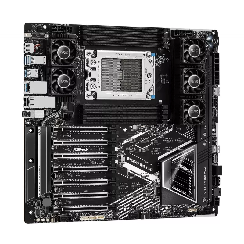 Placa base ASRock WRX90 WS EVO AMD WRX90 Socket sTR5 EEB