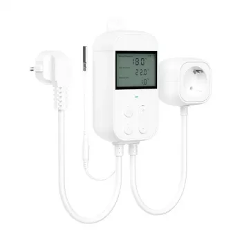 Termostato digital Meross MTS960HK blanco LCD AC 16A