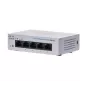 Switch Gigabit Ethernet L2 no gestionado Cisco CBS110 — 5x RJ-45 10/100/1000, 1U, 12V DC, 2048 MAC, 10 Gbit/s