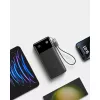 Batería externa con cable USB-C 20000 mAh 30W Negro