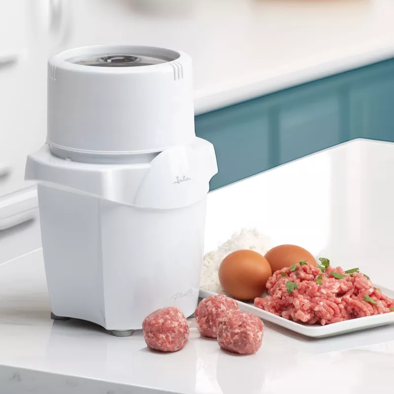 Cortadora de fiambres Jata JEPC1123 — cortadora eléctrica compacta para fiambres y queso, grosor de corte ajustable