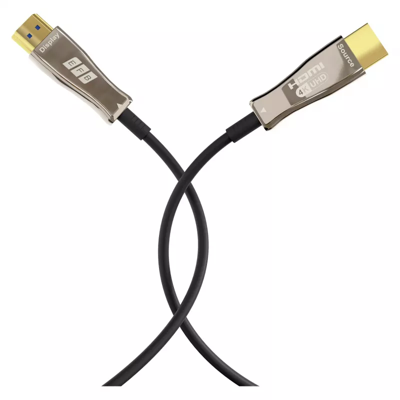 Cable de fibra óptica HDMI AOC Active 4K60Hz EFB Elektronik negro - digital/display/vídeo - 20 m (HDMI-20-00008)