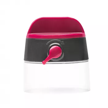 Picadora manual JATA HMAQ4508 negra rosa cuchilla de acero inoxidable