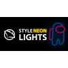 Lámpara LED de neón decorativa MANTA SNL27BLT Style Neon Lights ASTRONAUT, lámpara LED de acento de mesa y pared lista para enchufar