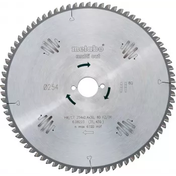 Disco de sierra circular Metabo 628223000 25,4 cm