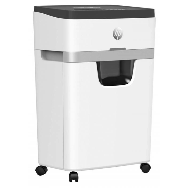 Destructora de papel HP OneShred 18CC corte en partículas 65 dB 22 cm blanca, negra