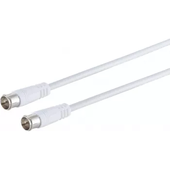 Cable coaxial satélite ShiverPeaks 80107-128, 100 % apantallado, F-Quick a F-Quick, 1,5 m