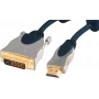 Cable adaptador de vídeo ShiverPeaks SP77480 1 m HDMI Type-A DVI-D azul