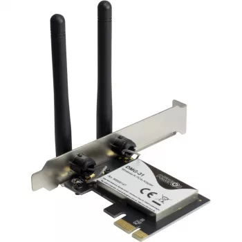 Inter-Tech DMG-31 - Interno - Inalámbrico - PCI Express - Wi-Fi - Wi-Fi 4 (802.11n) - 300 Mbit/s (88888147)