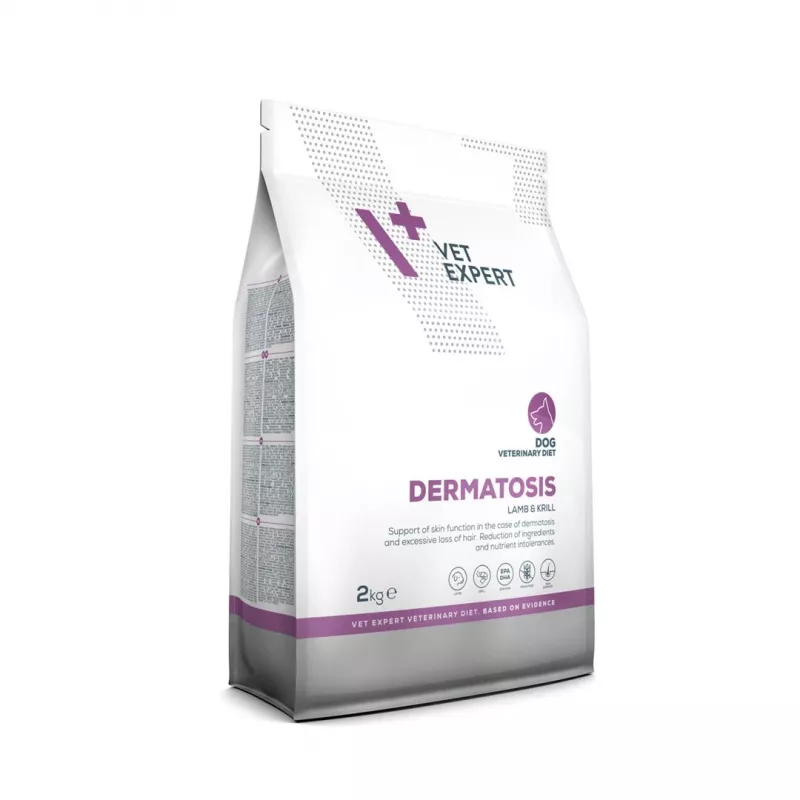 VETEXPERT Veterinary Diet Dermatosis Dog Lamb & Krill pienso seco para perros, 2 kg