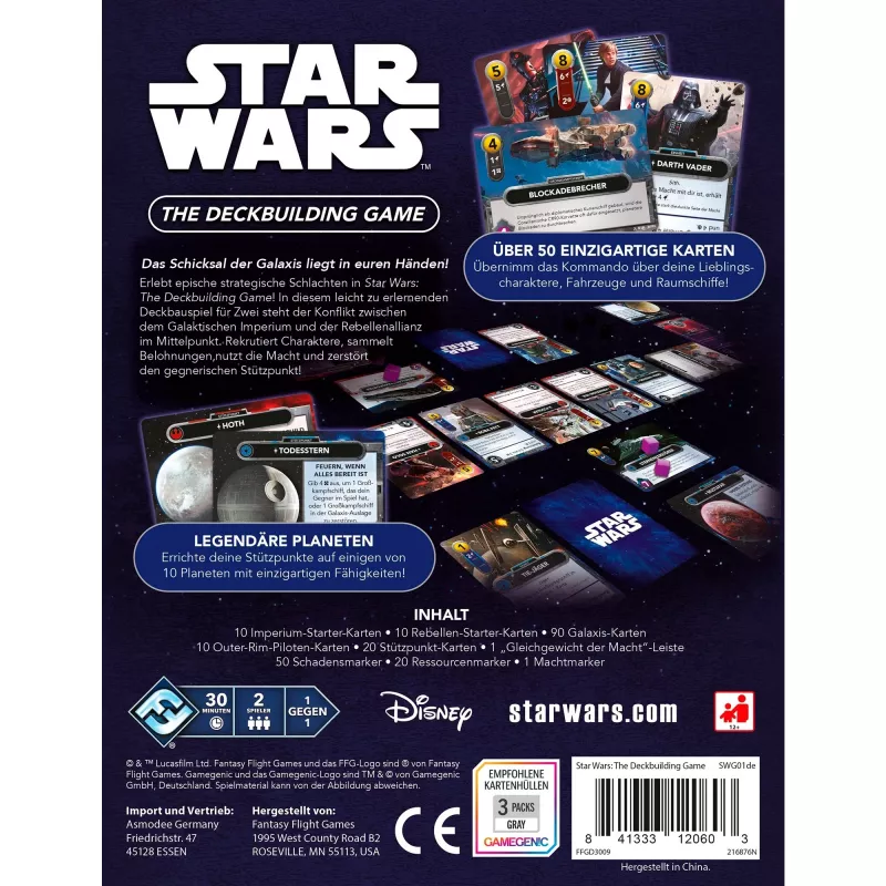 Star Wars: Das Deckbuilding-Spiel, juego de cartas