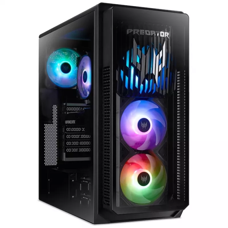 PC de sobremesa Acer Predator PO5-660 — Intel Core Ultra 7 265F, 64 GB DDR5, 4 TB SSD, NVIDIA GeForce RTX 5080, Windows 11 Home