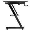 Mesa de ordenador Subsonic SA5706 negra recta PVC 120x60 cm
