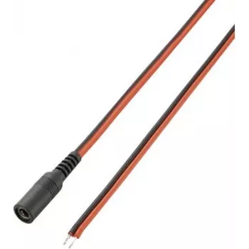 VOLTCRAFT cable de conexión de baja tensión conexión de baja tensión - cable, extremo abierto 5.5 mm 2.5 mm 5.5 mm 2.5 mm 2 m 1 ud. (93025c181)