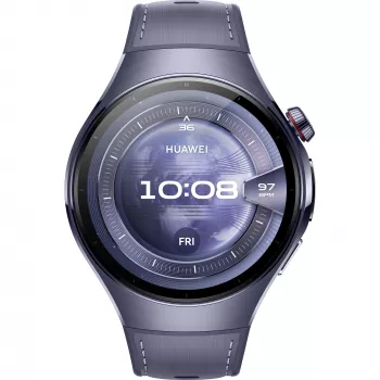 Watch 5 46mm (Rates-L39L), Smartwatch Gris/Violeta, Correa de material compuesto en gris-violeta, Carcasa de titanio