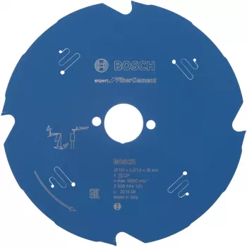 Disco de sierra circular Expert para fibrocemento 190 mm 4T orificio 20 mm para sierras circulares manuales