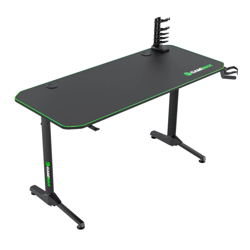 Escritorio GameMax D140-CARBON — Escritorio gaming/oficina, peso neto 20,5 kg, medidas brutas 125×795×682 mm