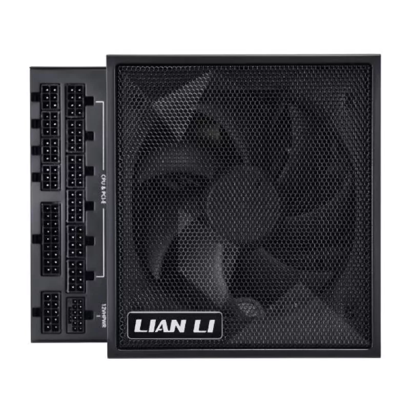 Fuente de alimentación Lian Li EDGE EG1300 de 1300 W, 80 PLUS Platinum, ATX 3.1, PCIe 5.1, negra