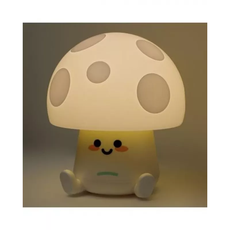 Lámpara de mesa Paladone Fun Guy Mushroom Light – lámpara de noche LED con forma de seta