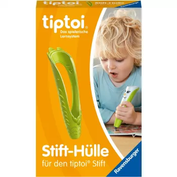 tiptoi funda pin para cambiar en verde, funda protectora verde