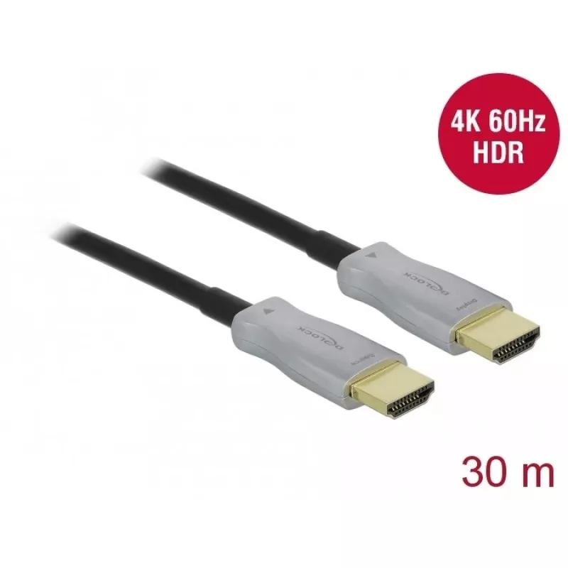 Cable óptico activo HDMI DeLOCK 85049 4K 60 Hz 30 m