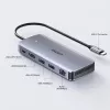 Hub activo UNITEK USB-C 10GBPS, M.2, HDMI, PD 100W