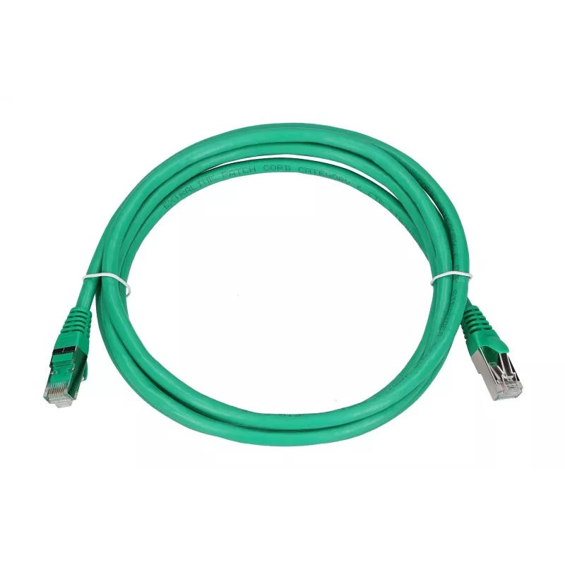 Latiguillo LAN Cat.6 FTP Extralink 2m, cable de red de cobre, par trenzado 1Gbit/s