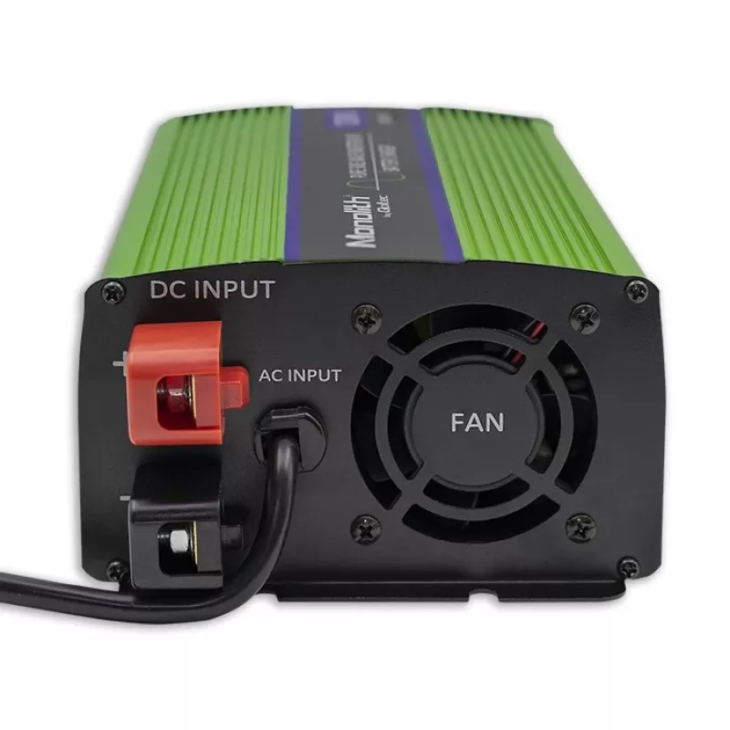 Inversor de coche Qoltec Monolith 1200 W Verde 12 V