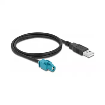 Cable HSD Z hembra a USB 2.0 Type-A macho 1 m DeLOCK
