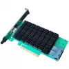 HighPoint Rocket 710L 8x puertos a PCIe 3.0 x8 12Gb/s SAS DAS - Serial Attached SCSI (SAS) - SAS1