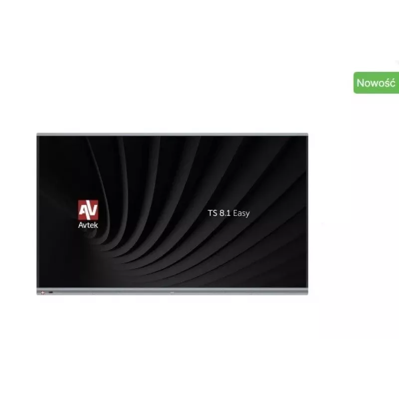 Pantalla interactiva AVTEK TS 8.1 EASY 75 75 inch 3840x2160 pantalla táctil IR Wi-Fi 20 puntos, 400 cd/m², 24/7, VESA 600x400