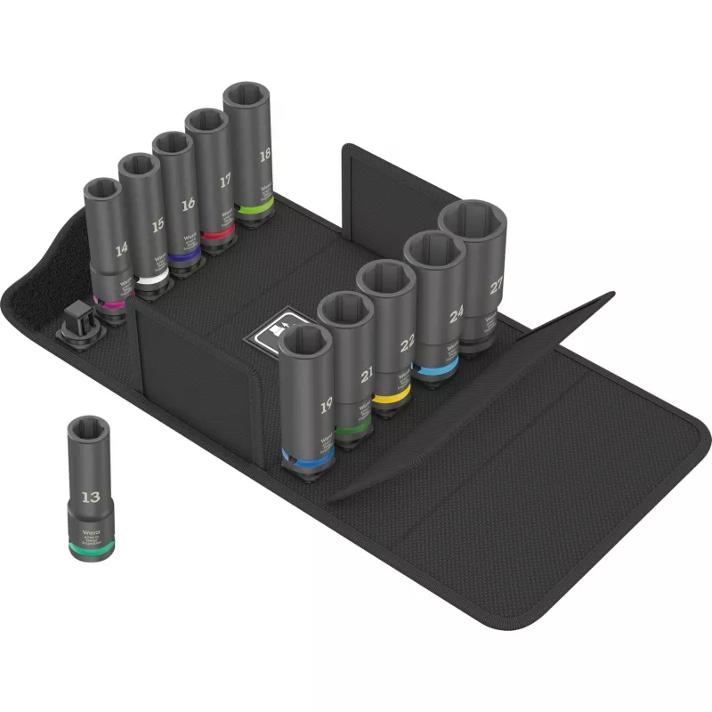 Juego de vasos para llave de impacto Wera 05004841001