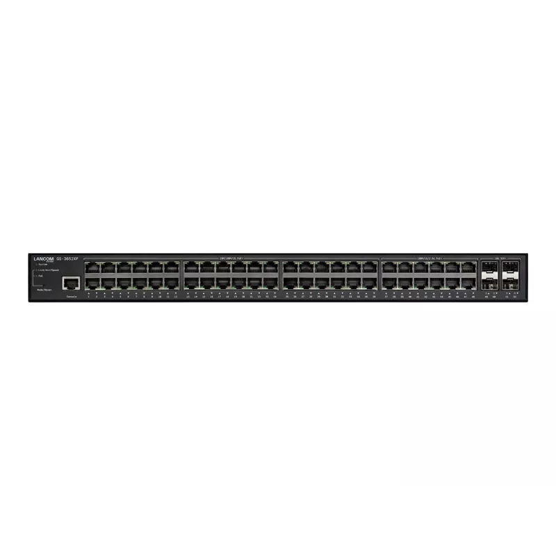 LANCOM GS-3652XP Managed L3 2.5G Ethernet (100/1000/2500) Power over Ethernet (PoE) 1U negro