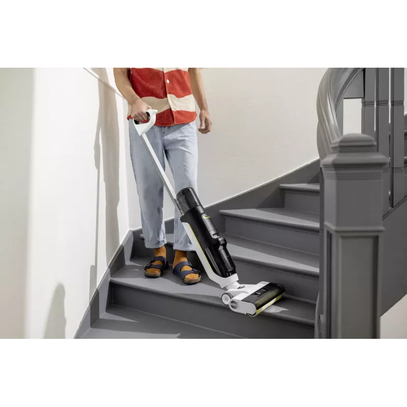 Limpiador de suelos 3 en 1 Karcher FCV 3 1.056-122.0 — en seco y en húmedo, 160 W, blanco