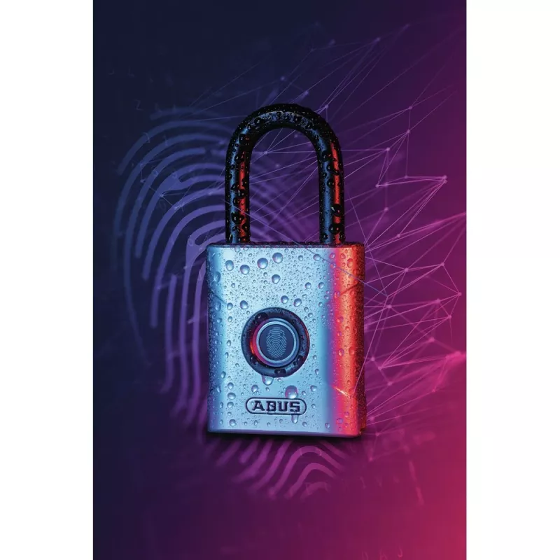 Candado convencional ABUS 62575 llave biométrica 4,5 cm