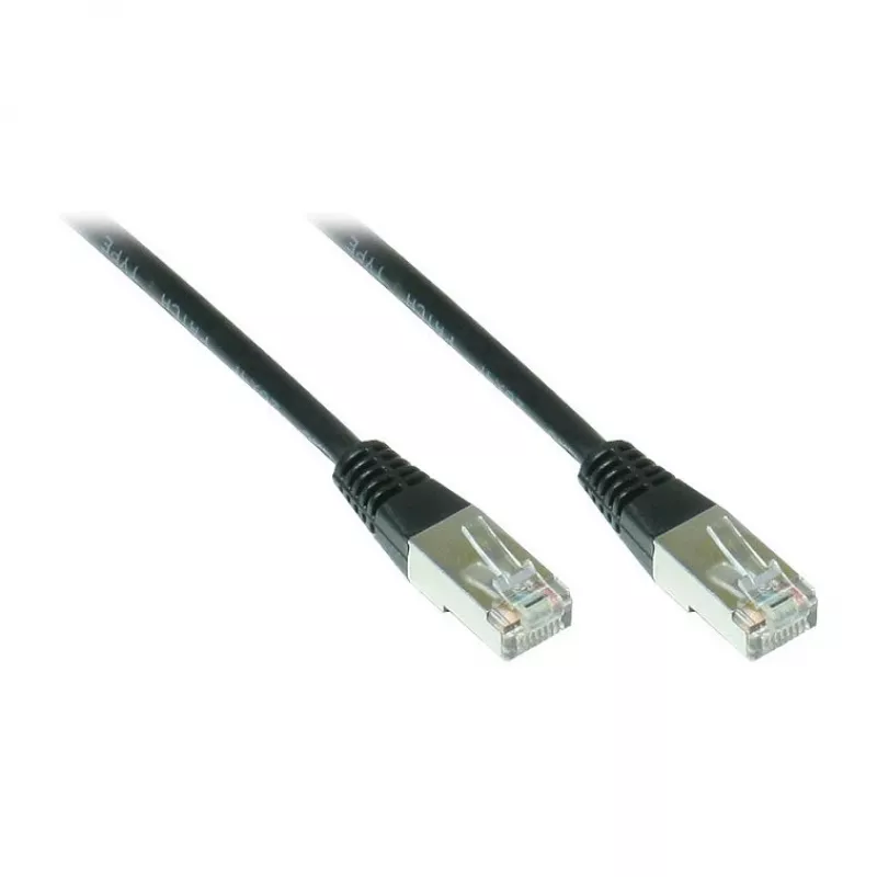 Good Connections Alcasa GOOD CONNECTIONS - Cable de red - RJ-45 (M) - RJ-45 (M) - 0,5 m - SFTP - (Categoría 5e) - negro (855S-005)