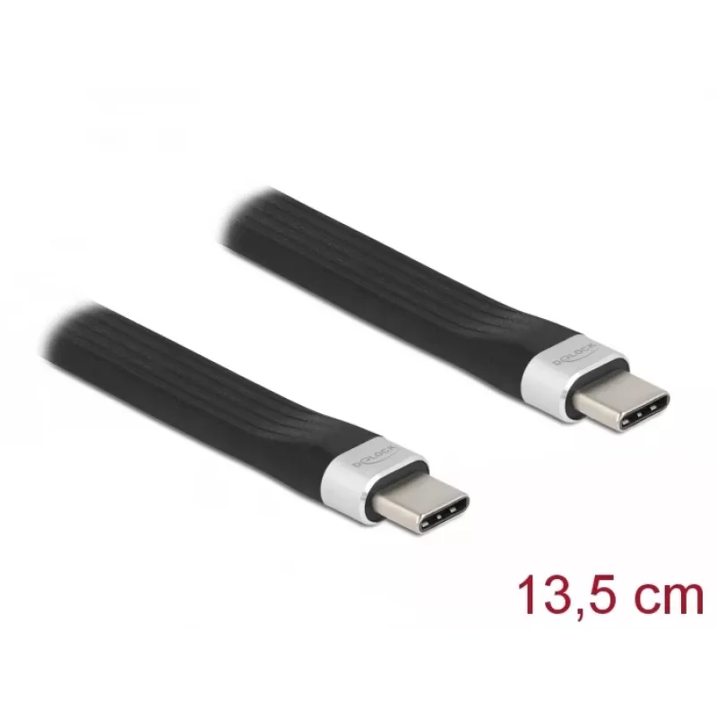 Cable plano FPC USB Type-C a USB Type-C DeLOCK 85770