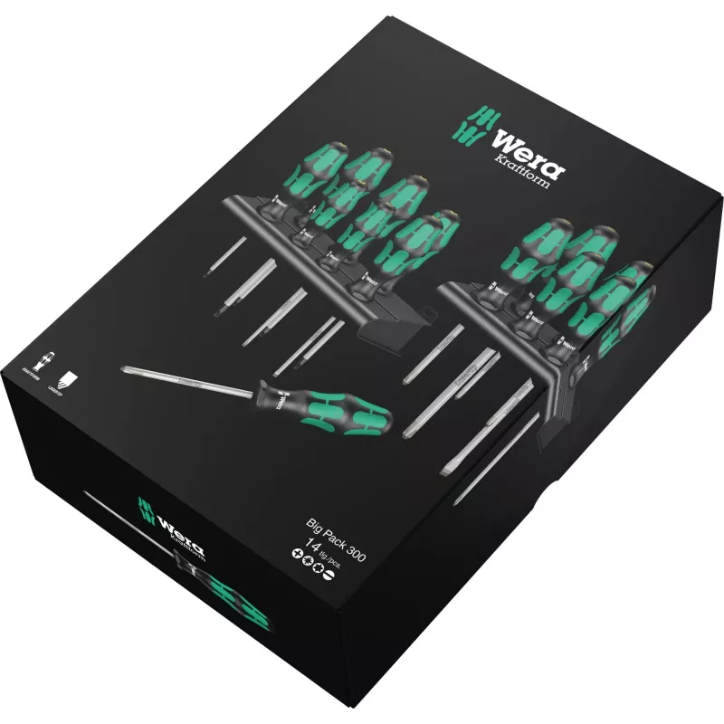 Wera Big Pack 300 Set destornilladores desechables