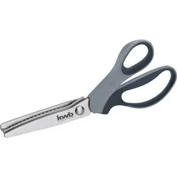 Tijeras de tela KWB 020700, 20 cm hojas de acero inoxidable, herramienta de corte a medida
