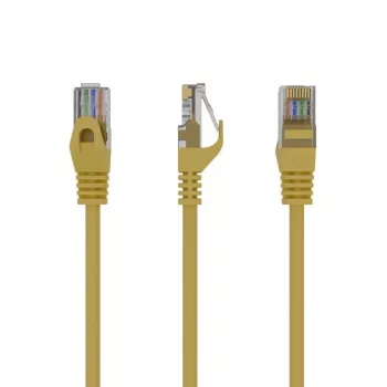 Cable de red GEMBIRD PP6U-5M/Y – Cat6 U/UTP, RJ-45 a RJ-45, 5 m, amarillo