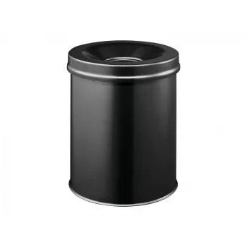 Papelera redonda de acero Durable 3305-01 15L