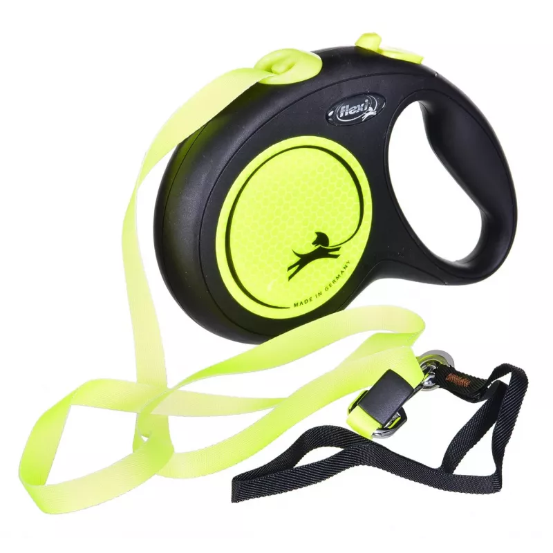 FLEXI new Neon L – correa retráctil – 5 m