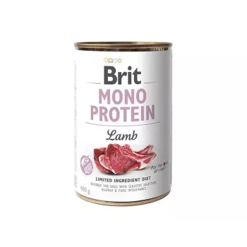 BRIT MONO PROTEIN Alimento húmedo para perros cordero 400 g