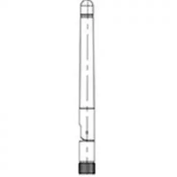 Extreme Networks - Antena - 2 dBi (para 5 GHz), 2,7 dBi (para 2,4 GHz) - omnidireccional - interior - negra - para Zebra AP 621, AP 6521, AP 6522, AP 8132, AP-8232 (ML-2452-APAG2A1-01)