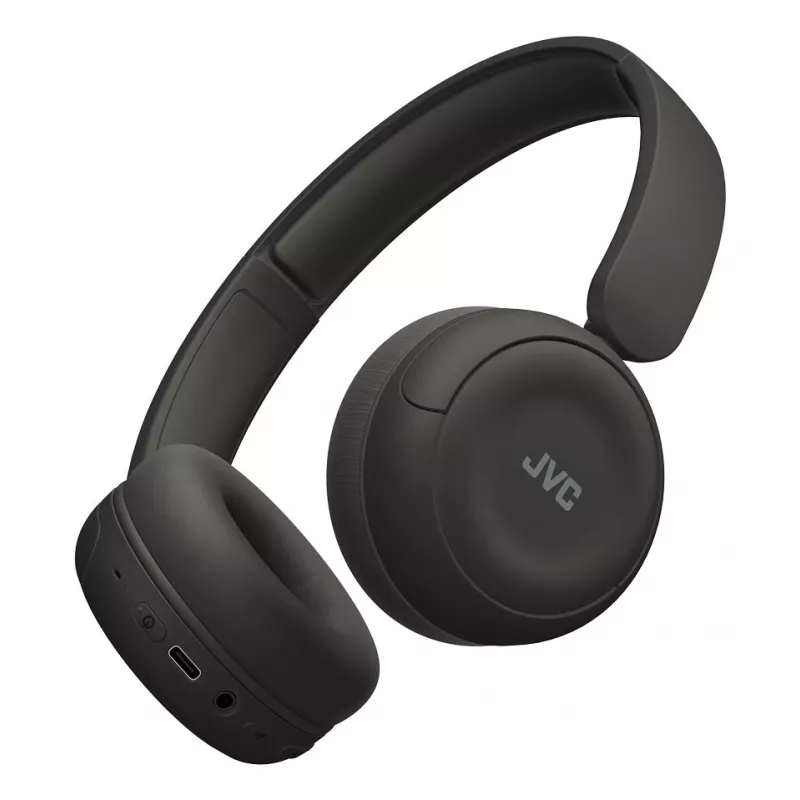 Auriculares JVC HA-S59W — con cable e inalámbricos Bluetooth, USB‑C, supraaurales, 20–20000 Hz, cable de 1,2 m, 148 g, negro