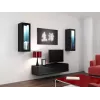 Soporte de TV Cama VIGO 140 30/140/40 negro/negro brillante