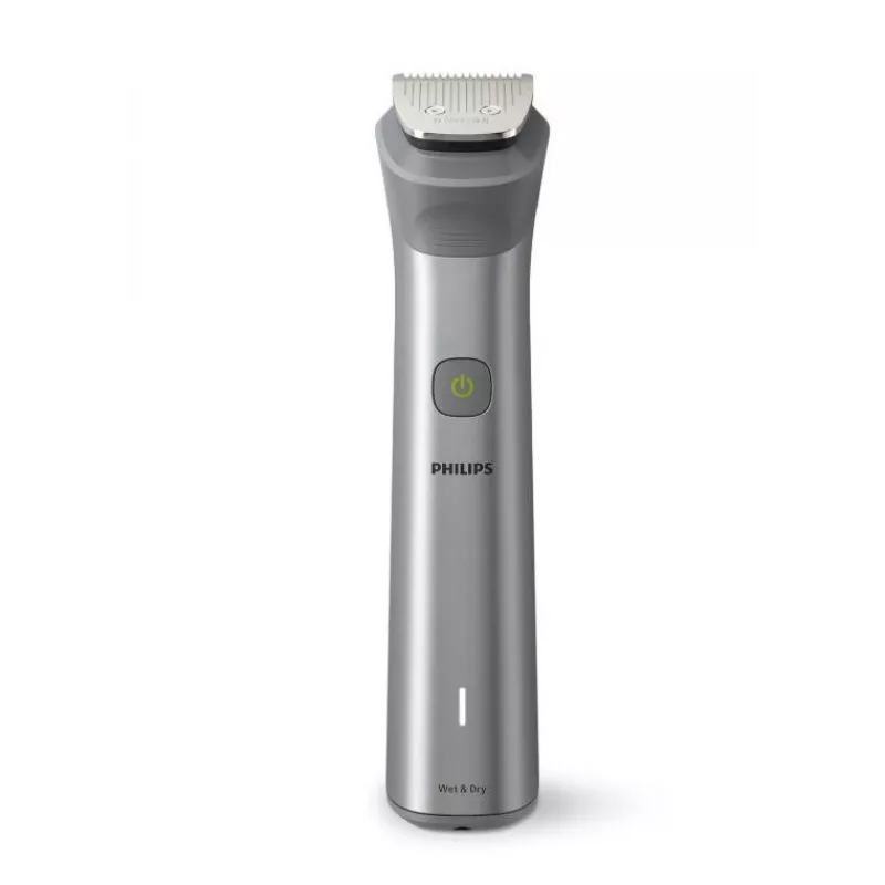 Recortadora todo en uno Philips MG5920/15 Series 5000, Acero inoxidable, 0,5 mm, 1,6 cm, 1 mm, Barba, Orejas, Nariz, Batería