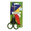 Tijeras FORPUS FO60605 14 cm, mangos engomados, hojas de acero inoxidable