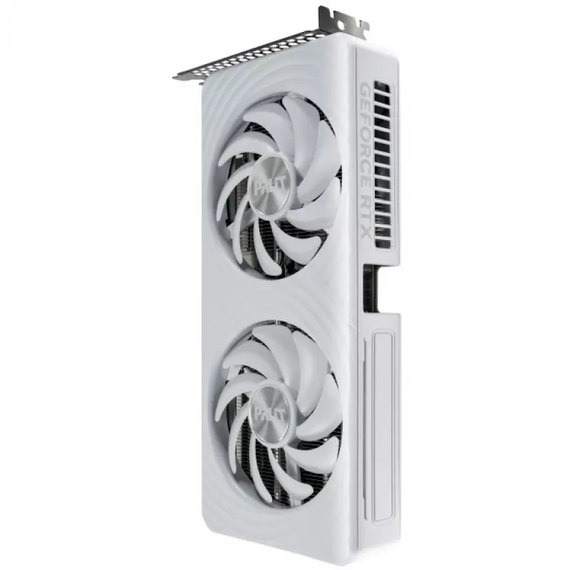 Tarjeta gráfica Palit GeForce RTX 5060 Ti White OC — GeForce RTX 5060 Ti, 16 GB GDDR7, 128 bits, PCIe 5.0, 2407 MHz